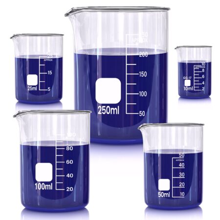glass measuring beaker