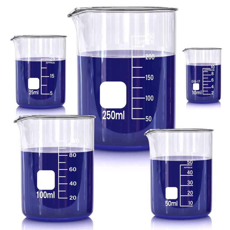 glass measuring beaker